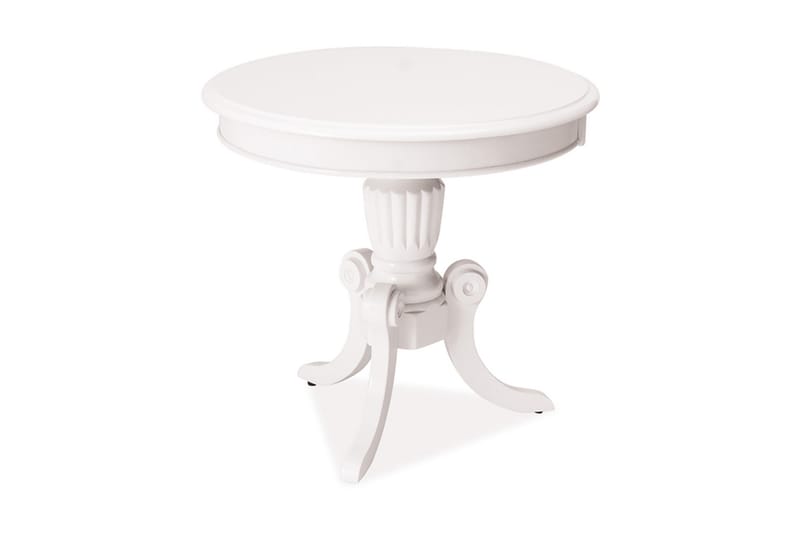 Lamoille Lampbord 60 cm Runt - Vit - Möbler - Bord & matgrupper - Avlastningsbord - Lampbord