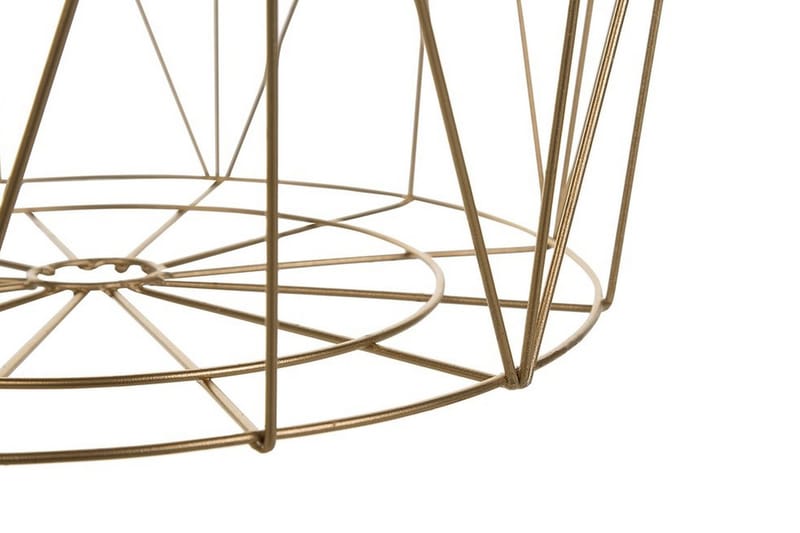 Lanark Sidobord 40 cm - Guld - Möbler - Bord & matgrupper - Avlastningsbord - Lampbord