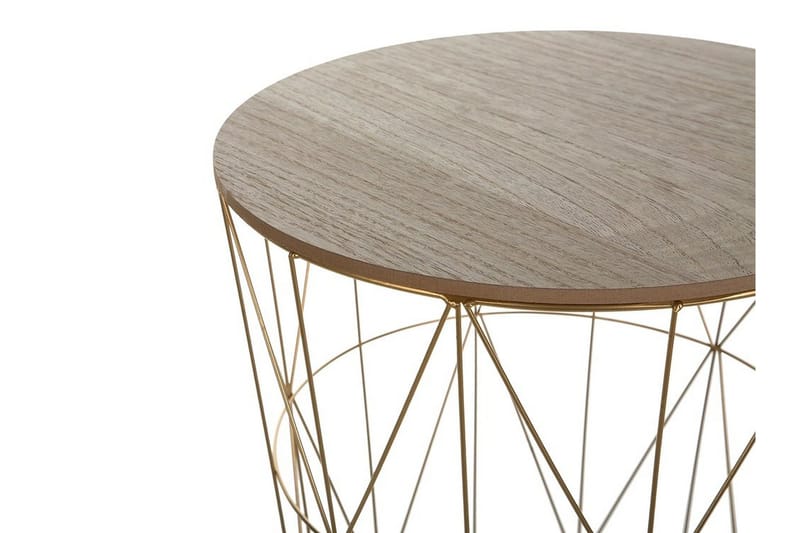 Lanark Sidobord 40 cm - Guld - Möbler - Bord & matgrupper - Avlastningsbord - Lampbord