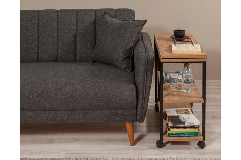 Lantenot Sidobord 76 cm - Natur/Svart - Möbler - Bord & matgrupper - Avlastningsbord - Lampbord