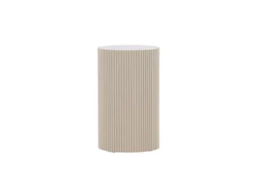 Lenox Sidobord 50 cm - Beige - Möbler - Bord & matgrupper - Avlastningsbord - Konsolbord & sidobord