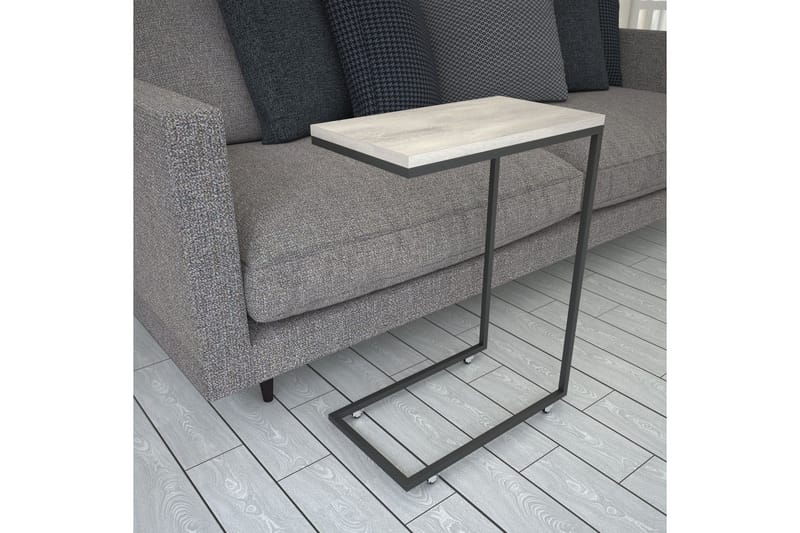 Maddeson Sidobord 46 cm - Ljus Natur/Svart - Möbler - Bord & matgrupper - Avlastningsbord - Lampbord