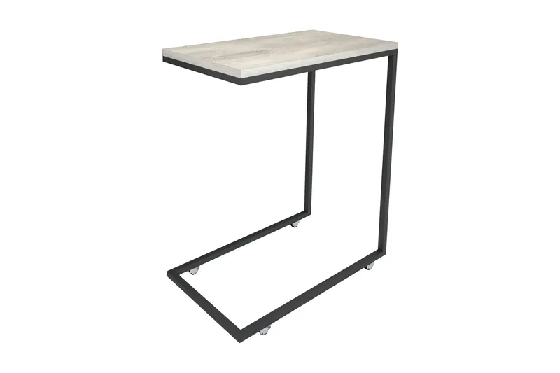 Maddeson Sidobord 46 cm - Ljus Natur/Svart - Möbler - Bord & matgrupper - Avlastningsbord - Lampbord