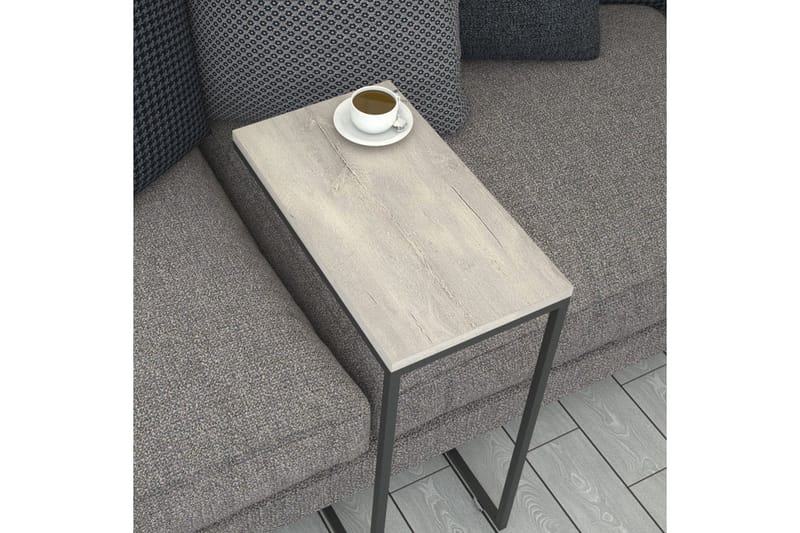 Maddeson Sidobord 46 cm - Ljus Natur/Svart - Möbler - Bord & matgrupper - Avlastningsbord - Lampbord