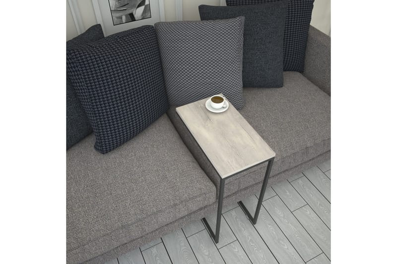 Maddeson Sidobord 46 cm - Ljus Natur/Svart - Möbler - Bord & matgrupper - Avlastningsbord - Lampbord