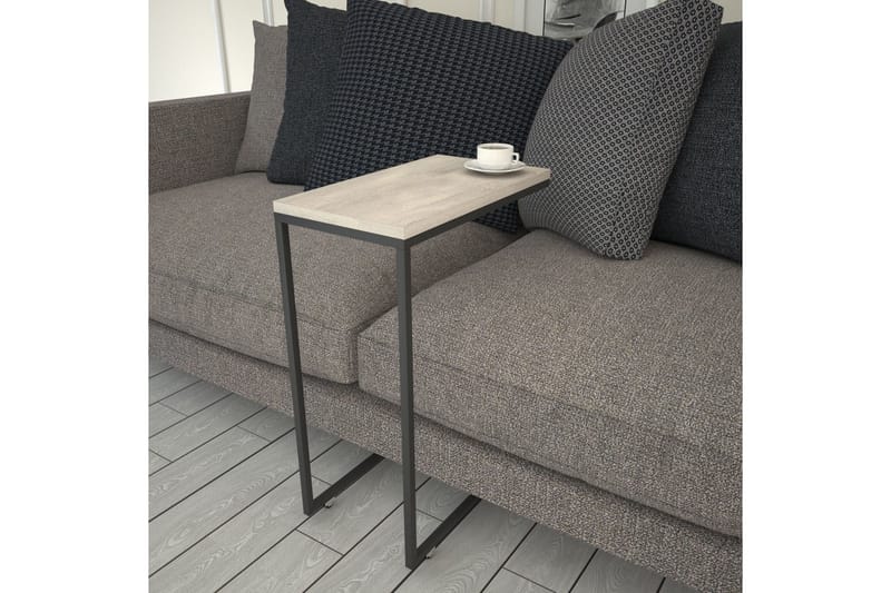 Maddeson Sidobord 46 cm - Ljus Natur/Svart - Möbler - Bord & matgrupper - Avlastningsbord - Lampbord