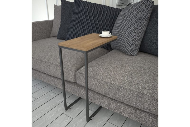 Maddeson Sidobord 46 cm - Mörk Natur/Svart - Möbler - Bord & matgrupper - Avlastningsbord - Lampbord