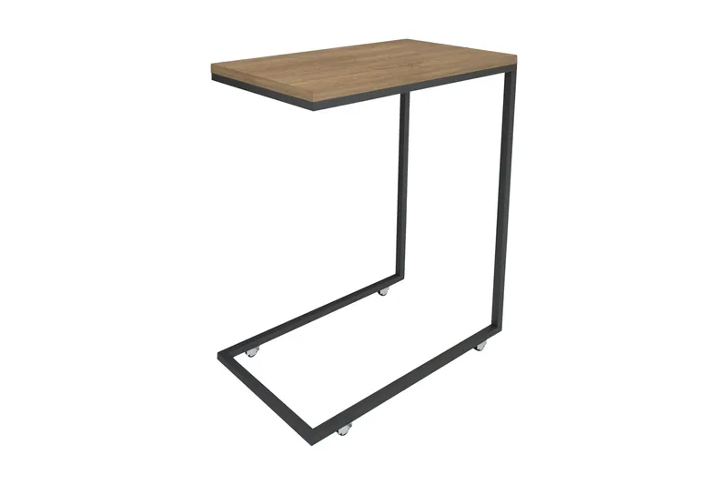 Maddeson Sidobord 46 cm - Mörk Natur/Svart - Möbler - Bord & matgrupper - Avlastningsbord - Lampbord