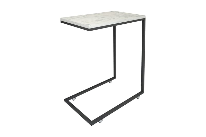 Maddeson Sidobord 46 cm - Svart/Vit - Möbler - Bord & matgrupper - Avlastningsbord - Lampbord
