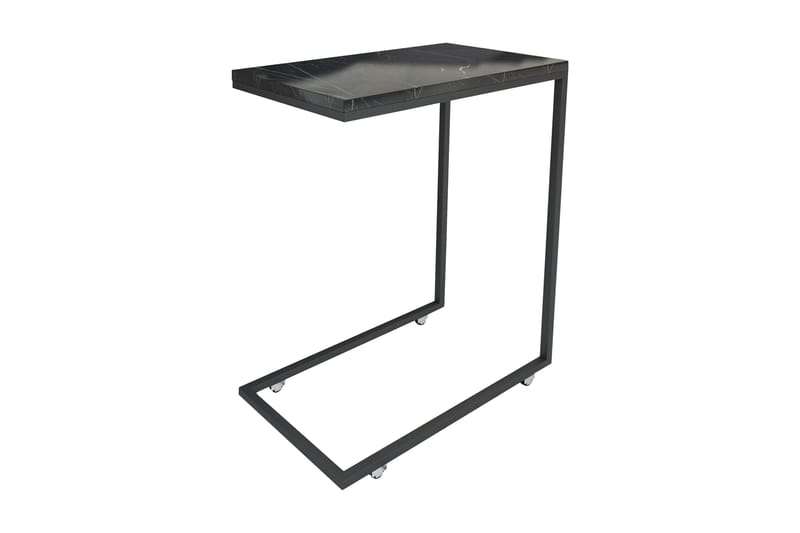 Maddeson Sidobord 46 cm - Svart/Vit - Möbler - Bord & matgrupper - Avlastningsbord - Lampbord
