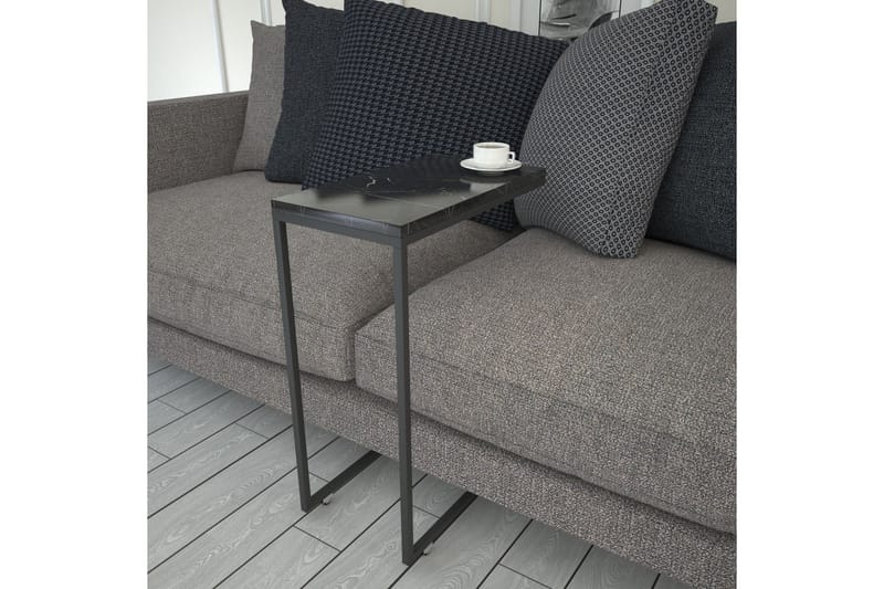 Maddeson Sidobord 46 cm - Svart/Vit - Möbler - Bord & matgrupper - Avlastningsbord - Lampbord