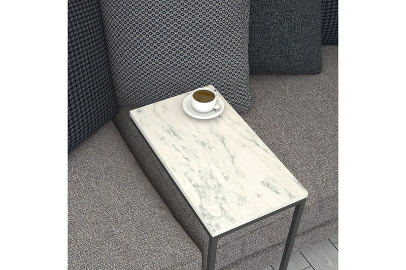 Maddeson Sidobord 46 cm - Svart/Vit - Möbler - Bord & matgrupper - Avlastningsbord - Lampbord