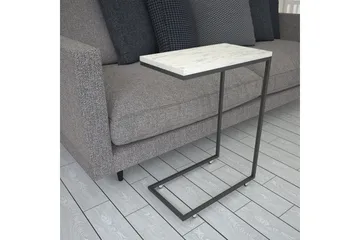 Maddeson Sidobord 46 cm - Svart/Vit - Möbler - Bord & matgrupper - Avlastningsbord - Lampbord