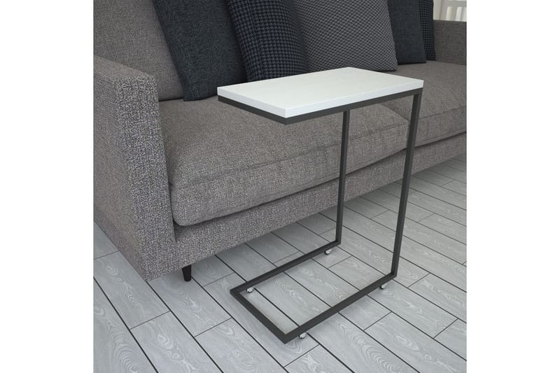 Maddeson Sidobord 46 cm - Vit - Möbler - Bord & matgrupper - Avlastningsbord - Lampbord
