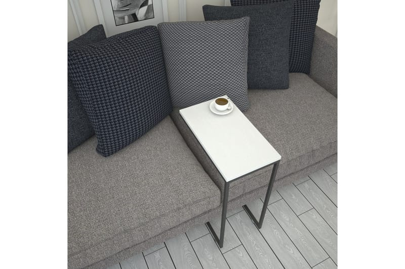 Maddeson Sidobord 46 cm - Vit - Möbler - Bord & matgrupper - Avlastningsbord - Lampbord