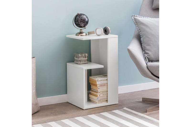 Melindy Sidobord 35 cm - Vit - Möbler - Bord & matgrupper - Avlastningsbord - Lampbord
