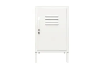 Mission District Sidobord 38x40 cm Vit - Dorel Home - Möbler - Bord & matgrupper - Avlastningsbord - Lampbord