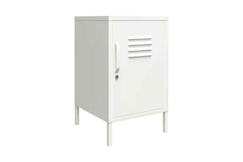 Mission District Sidobord 38x40 cm Vit - Dorel Home - Möbler - Bord & matgrupper - Avlastningsbord - Lampbord