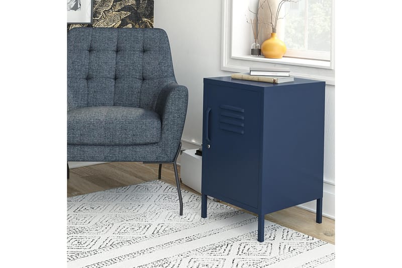 Moon Phases Sidobord 38x40 cm Blå - Dorel Home - Möbler - Bord & matgrupper - Avlastningsbord - Lampbord