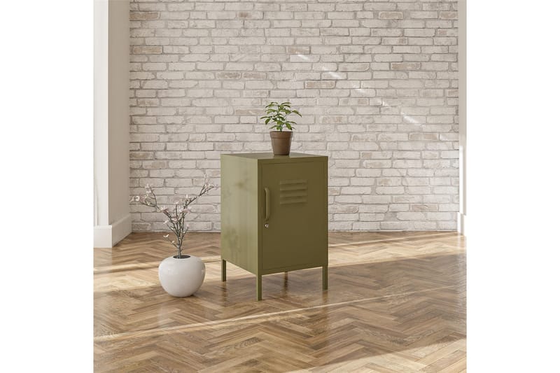 Moriah Sidobord 38x40 cm Olivgrön - Dorel Home - Möbler - Bord & matgrupper - Avlastningsbord - Lampbord