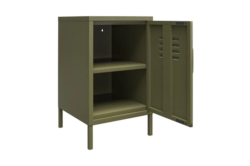 Moriah Sidobord 38x40 cm Olivgrön - Dorel Home - Möbler - Bord & matgrupper - Avlastningsbord - Lampbord