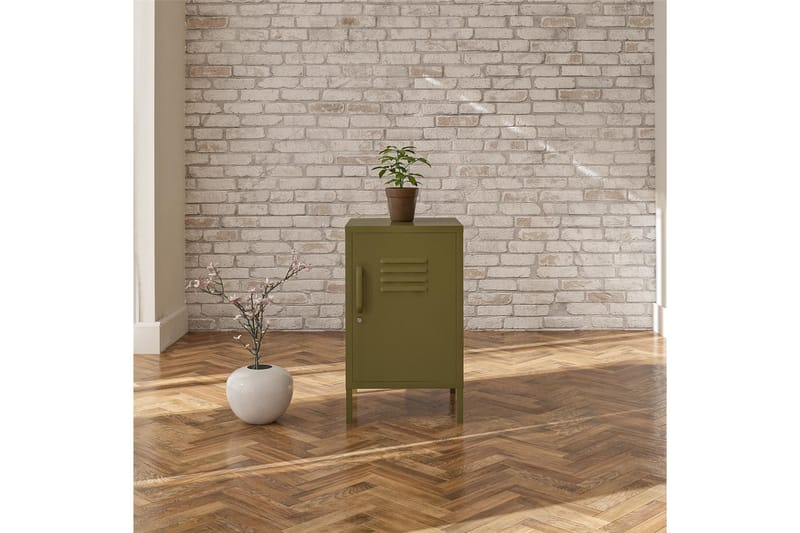Moriah Sidobord 38x40 cm Olivgrön - Dorel Home - Möbler - Bord & matgrupper - Avlastningsbord - Lampbord