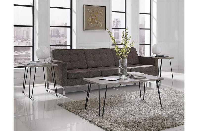 Owen Sidobord 50 cm Brun - Dorel Home - Möbler - Bord & matgrupper - Avlastningsbord - Lampbord