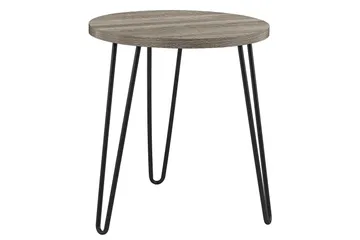 Owen Sidobord 50 cm Grå - Dorel Home - Möbler - Bord & matgrupper - Avlastningsbord - Lampbord