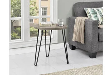Owen Sidobord 50 cm Grå - Dorel Home - Möbler - Bord & matgrupper - Avlastningsbord - Lampbord