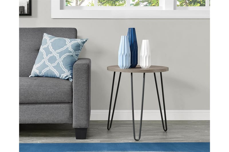 Owen Sidobord 50 cm Grå - Dorel Home - Möbler - Bord & matgrupper - Avlastningsbord - Lampbord