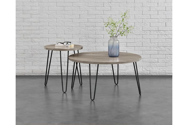 Owen Sidobord 50 cm Grå - Dorel Home - Möbler - Bord & matgrupper - Avlastningsbord - Lampbord