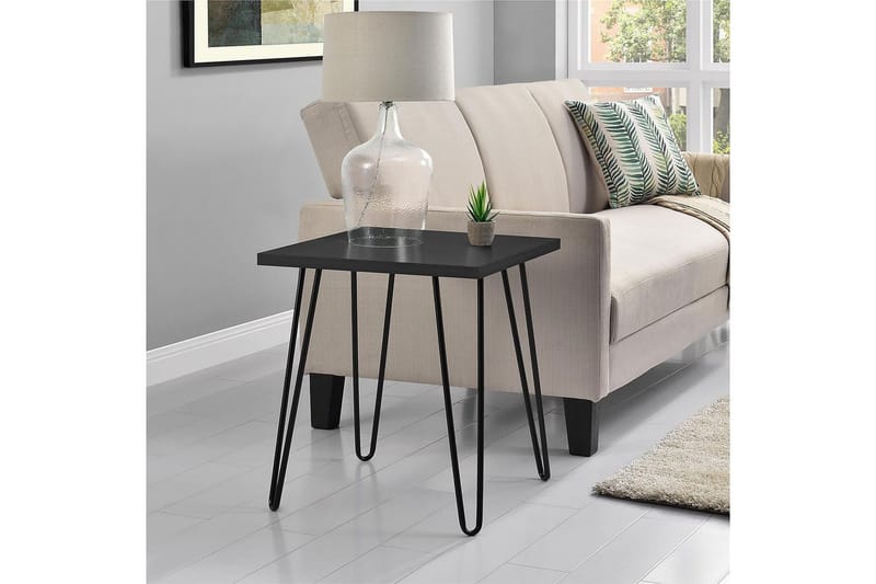 Owen Sidobord 50 cm Svart - Dorel Home - Möbler - Bord & matgrupper - Avlastningsbord - Lampbord