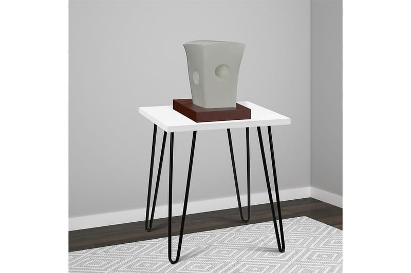 Owen Sidobord 50 cm Vit - Dorel Home - Möbler - Bord & matgrupper - Avlastningsbord - Lampbord