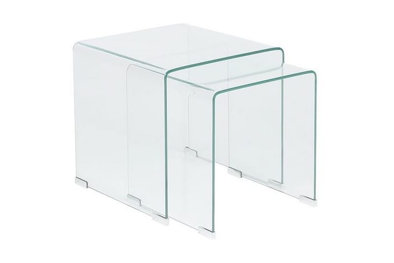 Prestina Sidobord 2-Pack - Transparent - Möbler - Bord & matgrupper - Avlastningsbord - Lampbord
