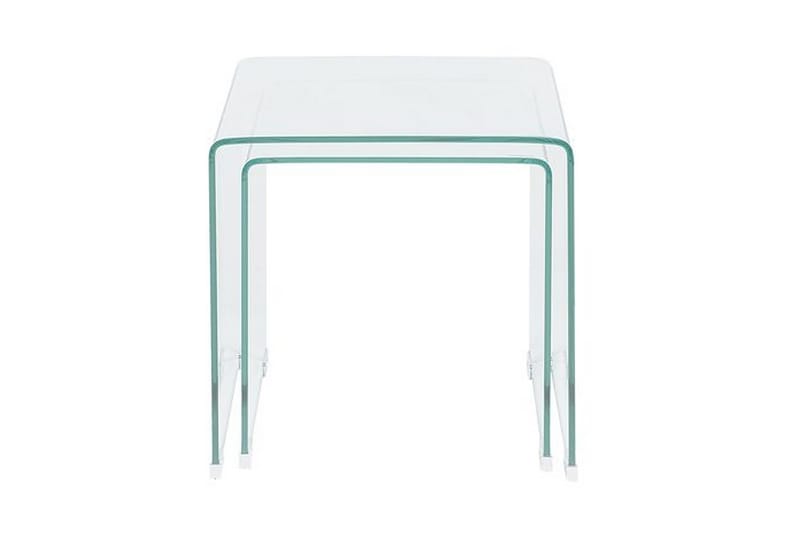 Prestina Sidobord 2-Pack - Transparent - Möbler - Bord & matgrupper - Avlastningsbord - Lampbord