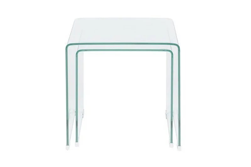 Prestina Sidobord 2-Pack - Transparent - Möbler - Bord & matgrupper - Avlastningsbord - Lampbord