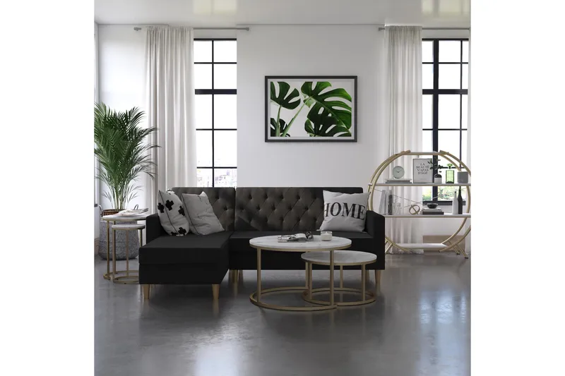 Revazi Sidobord Marmor - Vit - Möbler - Bord & matgrupper - Avlastningsbord - Lampbord