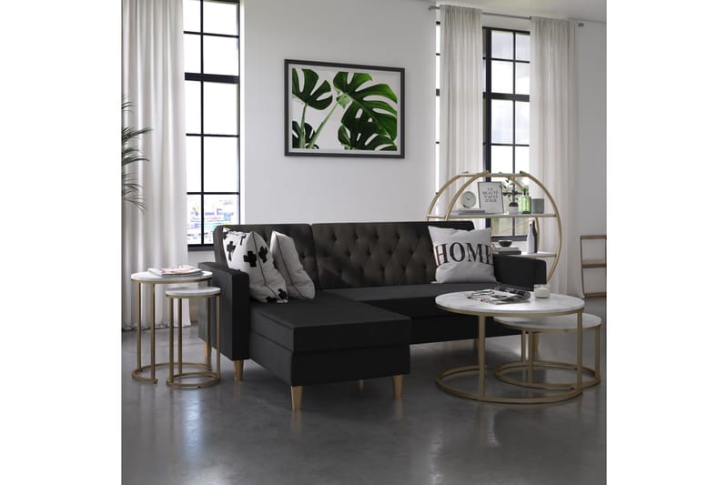 Revazi Sidobord Marmor - Vit - Möbler - Bord & matgrupper - Avlastningsbord - Lampbord