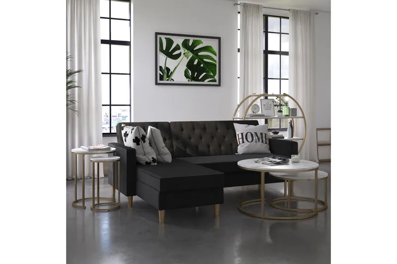 Revazi Sidobord Marmor - Vit - Möbler - Bord & matgrupper - Avlastningsbord - Lampbord