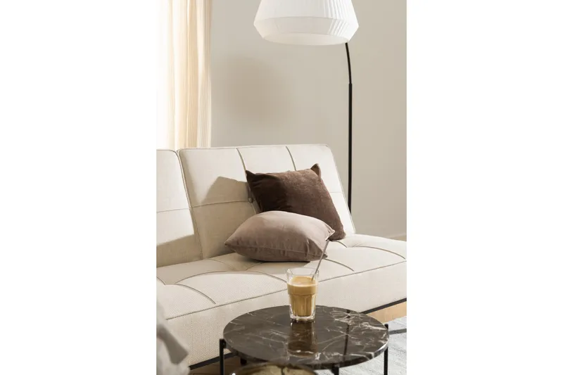 Sakchan Sidobord 42 cm Rund - Brun - Möbler - Bord & matgrupper - Avlastningsbord - Lampbord