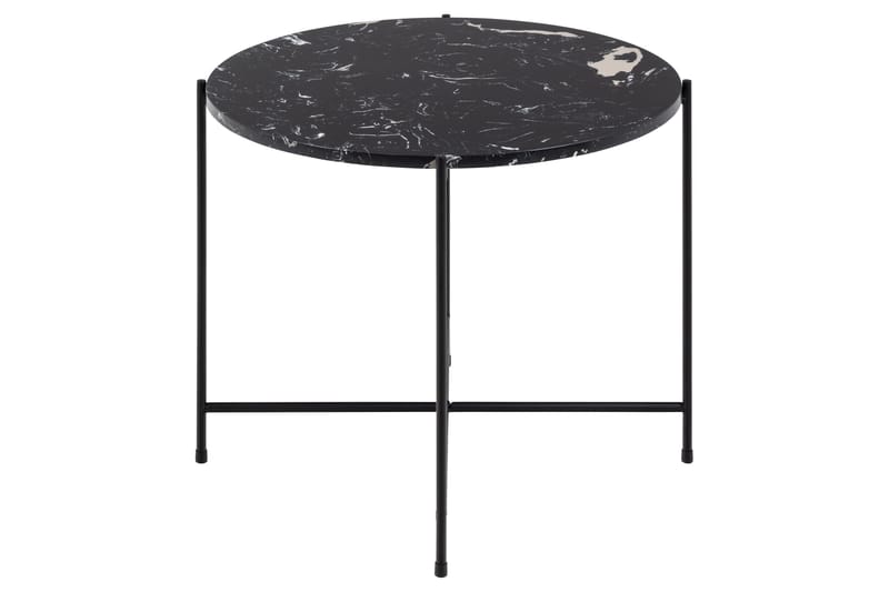 Sakchan Sidobord 52 cm Rund - Svart - Möbler - Bord & matgrupper - Avlastningsbord - Lampbord