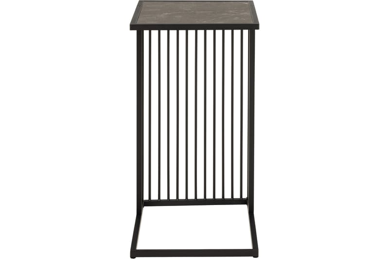 Saklani Sidobord 35x35 cm - Svart - Möbler - Bord & matgrupper - Avlastningsbord - Lampbord