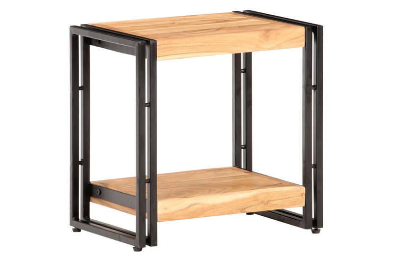 Sidobord 40x30x40 cm massivt akaciaträ - Brun - Möbler - Bord & matgrupper - Avlastningsbord - Lampbord