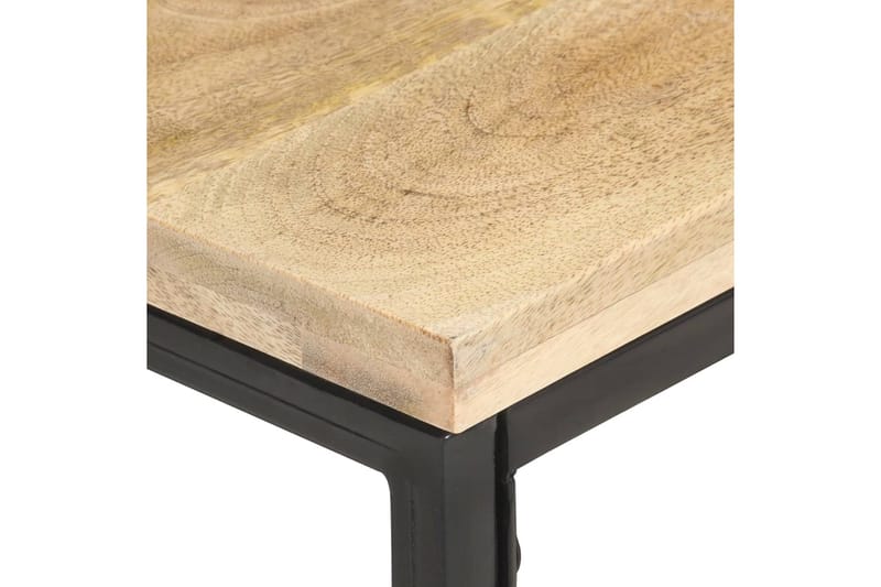 Sidobord 40x40x35 cm massivt mangoträ - Brun - Möbler - Bord & matgrupper - Avlastningsbord - Lampbord