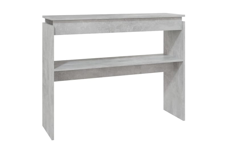 Sidobord betonggrå 102x30x80 cm spånskiva - Grå - Möbler - Bord & matgrupper - Avlastningsbord - Lampbord