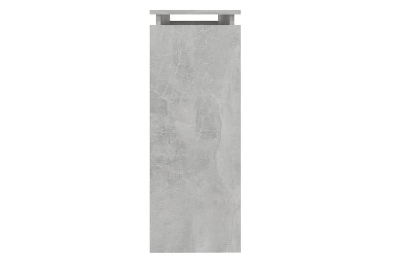 Sidobord betonggrå 102x30x80 cm spånskiva - Grå - Lampbord - Brickbord & småbord