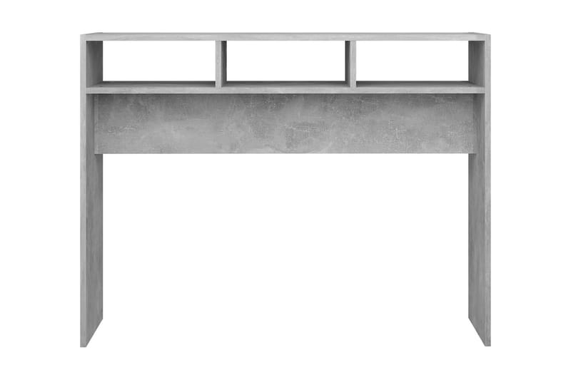 Sidobord betonggrå 105x30x80 cm spånskiva - Grå - Lampbord - Brickbord & småbord