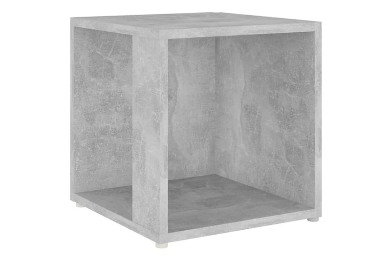 Sidobord betonggrå 33x33x34,5 cm spånskiva - Grå - Lampbord - Brickbord & småbord
