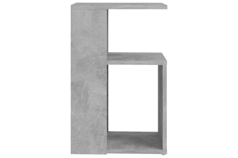 Sidobord betonggrå 36x30x56 cm spånskiva - Grå - Möbler - Bord & matgrupper - Avlastningsbord - Lampbord
