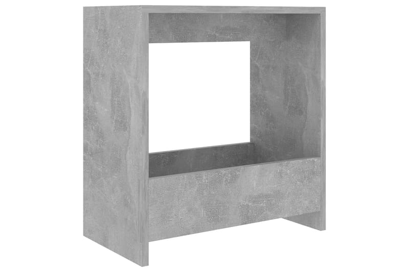 Sidobord betonggrå 50x26x50 cm spånskiva - Grå - Lampbord - Brickbord & småbord